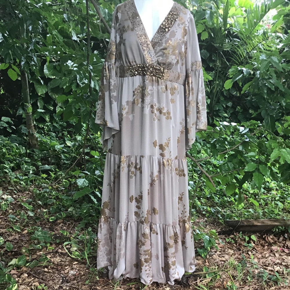 Vintage Mayda Cisneros silk and satin Dress